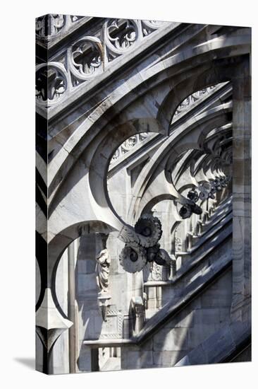 Italy, Milan, Milan Cathedral, Flying Buttresses-Samuel Magal-Stretched Canvas