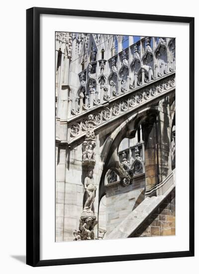 Italy, Milan, Milan Cathedral, Flying Buttresses-Samuel Magal-Framed Photographic Print