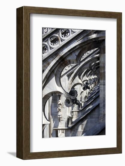 Italy, Milan, Milan Cathedral, Flying Buttresses-Samuel Magal-Framed Photographic Print