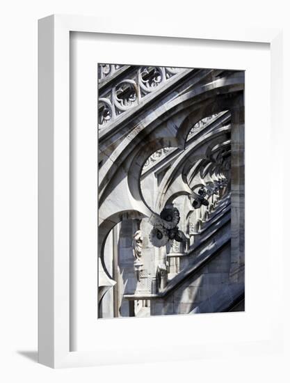 Italy, Milan, Milan Cathedral, Flying Buttresses-Samuel Magal-Framed Photographic Print