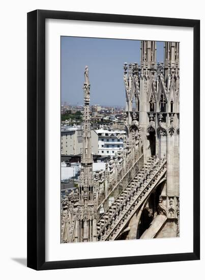 Italy, Milan, Milan Cathedral, Flying Buttresses-Samuel Magal-Framed Photographic Print