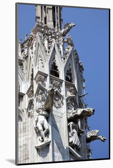 Italy, Milan, Milan Cathedral, Gargoyles-Samuel Magal-Mounted Photographic Print