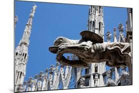 Italy, Milan, Milan Cathedral, Gargoyles-Samuel Magal-Mounted Photographic Print