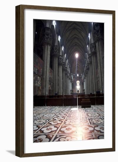 Italy, Milan, Milan Cathedral, Nave-Samuel Magal-Framed Photographic Print