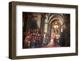 Italy, Milan, Milan Cathedral, Paintings-Samuel Magal-Framed Photographic Print