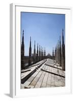 Italy, Milan, Milan Cathedral, Roof Walk-Samuel Magal-Framed Photographic Print