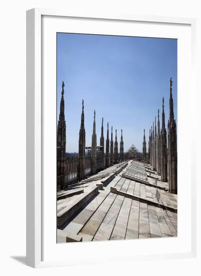 Italy, Milan, Milan Cathedral, Roof Walk-Samuel Magal-Framed Photographic Print