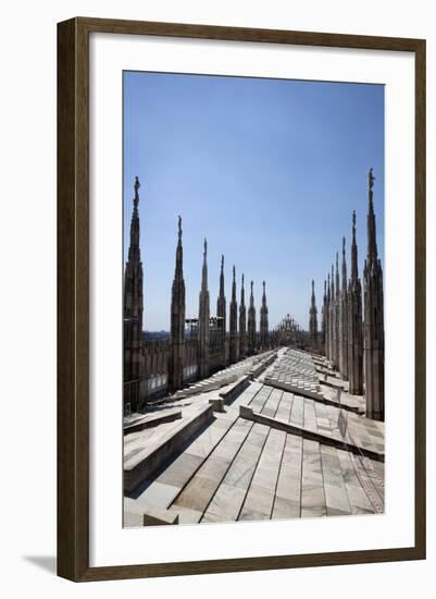 Italy, Milan, Milan Cathedral, Roof Walk-Samuel Magal-Framed Photographic Print