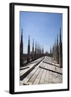 Italy, Milan, Milan Cathedral, Roof Walk-Samuel Magal-Framed Photographic Print