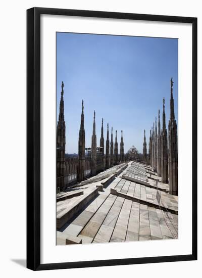 Italy, Milan, Milan Cathedral, Roof Walk-Samuel Magal-Framed Photographic Print