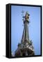 Italy, Milan, Milan Cathedral, Spires, Pinnacles and Statues on Spires, The Madonnina-Samuel Magal-Framed Stretched Canvas