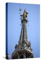 Italy, Milan, Milan Cathedral, Spires, Pinnacles and Statues on Spires, The Madonnina-Samuel Magal-Stretched Canvas