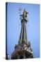 Italy, Milan, Milan Cathedral, Spires, Pinnacles and Statues on Spires, The Madonnina-Samuel Magal-Stretched Canvas