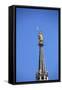 Italy, Milan, Milan Cathedral, Spires, Pinnacles and Statues on Spires, The Madonnina-Samuel Magal-Framed Stretched Canvas