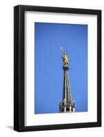 Italy, Milan, Milan Cathedral, Spires, Pinnacles and Statues on Spires, The Madonnina-Samuel Magal-Framed Photographic Print