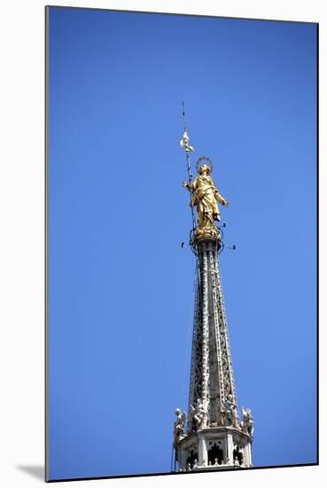 Italy, Milan, Milan Cathedral, Spires, Pinnacles and Statues on Spires, The Madonnina-Samuel Magal-Mounted Photographic Print