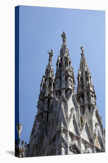 Italy, Milan, Milan Cathedral, Spires, Pinnacles and Statues on Spires-Samuel Magal-Stretched Canvas