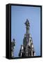 Italy, Milan, Milan Cathedral, Spires, Pinnacles and Statues on Spires-Samuel Magal-Framed Stretched Canvas