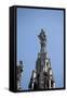 Italy, Milan, Milan Cathedral, Spires, Pinnacles and Statues on Spires-Samuel Magal-Framed Stretched Canvas