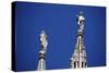 Italy, Milan, Milan Cathedral, Spires, Pinnacles and Statues on Spires-Samuel Magal-Stretched Canvas