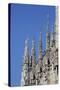 Italy, Milan, Milan Cathedral, Spires, Pinnacles and Statues on Spires-Samuel Magal-Stretched Canvas