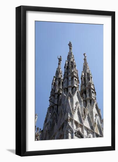 Italy, Milan, Milan Cathedral, Spires, Pinnacles and Statues on Spires-Samuel Magal-Framed Photographic Print