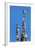 Italy, Milan, Milan Cathedral, Spires, Pinnacles and Statues on Spires-Samuel Magal-Framed Photographic Print