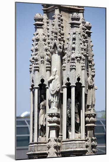 Italy, Milan, Milan Cathedral, Spires, Pinnacles and Statues on Spires-Samuel Magal-Mounted Photographic Print