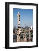 Italy, Milan, Milan Cathedral, Spires, Pinnacles and Statues on Spires-Samuel Magal-Framed Photographic Print