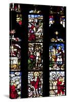 Italy, Milan, Milan Cathedral, Stained Glass, Choir Window 19, New Testament-Samuel Magal-Stretched Canvas