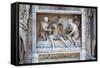 Italy, Milan, Milan Cathedral, Statues and Reliefs. Episodes and symbols from the Old Testament-Samuel Magal-Framed Stretched Canvas