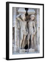 Italy, Milan, Milan Cathedral, Statues and Reliefs. Telamones-Samuel Magal-Framed Photographic Print