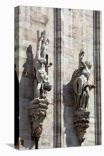 Italy, Milan, Milan Cathedral, Statues and Reliefs-Samuel Magal-Stretched Canvas