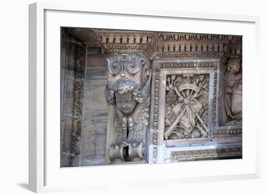 Italy, Milan, Milan Cathedral, Statues and Reliefs-Samuel Magal-Framed Photographic Print