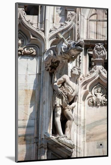 Italy, Milan, Milan Cathedral, Statues and Reliefs-Samuel Magal-Mounted Photographic Print