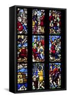 Italy, Milan, Milan Cathedral, Window 3, Old Testament-Samuel Magal-Framed Stretched Canvas