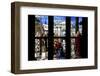 Italy, Milan, Milan Cathedral, Window 32, Life of St. Ambrose, Baptism of St. Augustine-Samuel Magal-Framed Photographic Print