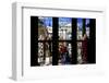 Italy, Milan, Milan Cathedral, Window 32, Life of St. Ambrose, Baptism of St. Augustine-Samuel Magal-Framed Photographic Print