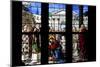 Italy, Milan, Milan Cathedral, Window 32, Life of St. Ambrose, Baptism of St. Augustine-Samuel Magal-Mounted Photographic Print