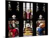 Italy, Milan, Milan Cathedral, Window 32, Life of St. Ambrose, Meeting with the Emperor Theodosius-Samuel Magal-Mounted Photographic Print
