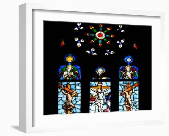 Italy, Milan, Milan Cathedral, Window 5, Stories from the New Testament-Samuel Magal-Framed Photographic Print