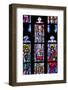 Italy, Milan, Milan Cathedral, Window 7 honoring Cardinals Carlo Ferrari and Alfredo Schuster-Samuel Magal-Framed Photographic Print