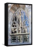 Italy, Milan, Milan Cathedral, Windows-Samuel Magal-Framed Stretched Canvas