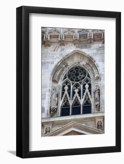 Italy, Milan, Milan Cathedral, Windows-Samuel Magal-Framed Photographic Print