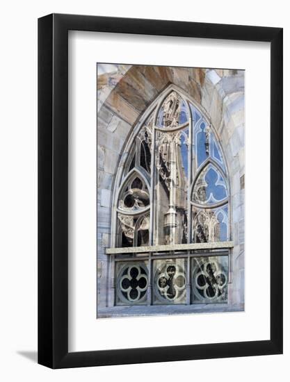 Italy, Milan, Milan Cathedral, Windows-Samuel Magal-Framed Photographic Print