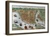 Italy, Milan, Perspective View of the City of Constantinpole-Georg Braun-Framed Giclee Print