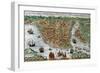 Italy, Milan, Perspective View of the City of Constantinpole-Georg Braun-Framed Giclee Print