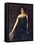 Italy, Milan, Portrait of Italian Soprano Carmen Melis-null-Framed Stretched Canvas