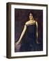 Italy, Milan, Portrait of Italian Soprano Carmen Melis-null-Framed Giclee Print