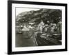 Italy, Naples, Amalfi Harbour with Boats on Beach-null-Framed Giclee Print